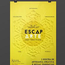 Cartel y flyer para Escaparte "I mostra de artesanía creativa e novas tendencias" . Design, Graphic Design, and Advertising project by Sonia Bardancas - 01.30.2016