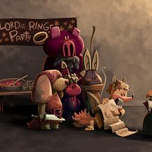 Party. Traditional illustration project by Pablo Rocha Atrio - 01.31.2016