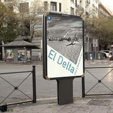 Cartel - EL DELTA DEL LLOBREGAT. Un proyecto de Br, ing e Identidad, Diseño gráfico, Fotografía y Publicidad de Alejandro - 31.01.2016