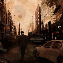 Matte Painting post-apocalíptico. Film, Collage, Graphic Design, Photograph, and Post-production project by David Ramos Sánchez - 01.31.2016