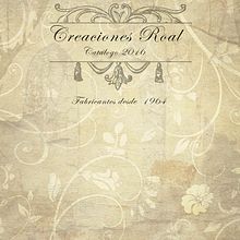Portada Catálog 2016 - Creaciones Roal. Een project van Grafisch ontwerp van Antonio Claro - 31.01.2016