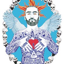 El dios de los tres cupido . Traditional illustration project by Javier Navarro Romero - 02.01.2016