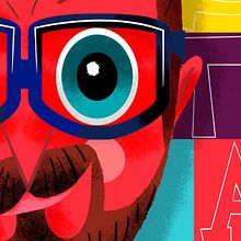 190º THE MAGAZINE - Nº23. Character Design, and Traditional illustration project by Jhonny Núñez - 02.02.2016