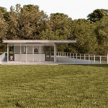 Casa Garrison, Alberto Campo.  Infografia personal. Un progetto di Architettura di Alfredo Jimenez Guerrero - 04.02.2016