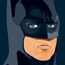 Batman. Projekt z dziedziny  Kino,  Manager art, st, czn, Trad, c i jna ilustracja użytkownika Carlos Rex Estrada - 04.02.2016