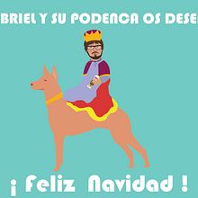 felicitación de navidad. Traditional illustration project by Gabriel Fernández - 12.23.2015