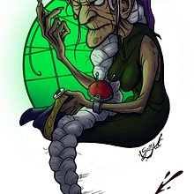 Alhaja 32/50. Traditional illustration, and Character Design project by Erio Gallart - 02.05.2016