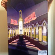 Concurso de cartelismo: bodegas Terras Gauda. Un proyecto de Diseño e Ilustración tradicional de ana Tuda - 07.02.2016