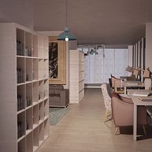 Imagen 3D- render. 3D, Arquitetura, Arquitetura de interiores, Design, Design de interiores, e Design e fabricação de móveis projeto de Alessia Mancini - 08.02.2016