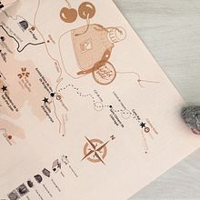 Guia de Turismo Alternativo - EL GARRAF wanderlust. Art Direction, Design, Editorial Design, Graphic Design, and Traditional illustration project by "lanómada" - 02.08.2016