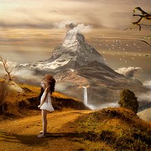 ¡Mi primer matte painting!. Un proyecto de Collage e Ilustración tradicional de Paula Díaz - 08.02.2016