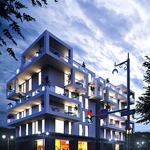Residencial. 3D, and Architecture project by Didier Ramirez Darjo - 02.09.2016