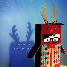 Felicitación Navideña. Design de brinquedos, Design de personagens, e Design gráfico projeto de Raquel Sánchez García - 24.12.2015