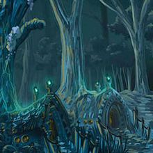 Speed Painting. Pequeña Villa . Ilustrație tradițională de Esteban D´Leon - 02.09.2016