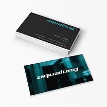 Aqualung Madrid - Tarjetas. Br e ing e Identidade projeto de Miguel Ángel Rodríguez - 16.11.2014