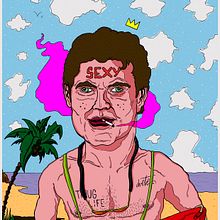 Kluid magazine #0 COVER.. Un projet de Conception éditoriale, Illustration traditionnelle , et Publicité de Chete Sanchez - 10.02.2016