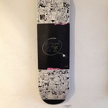 Skate or Diet!! Collective show.. Un projet de Beaux Arts, Calligraphie, Collage , et Peinture de Chete Sanchez - 10.02.2016