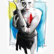 Tell me a fucking happy ending storyNuevo proyecto Ein Projekt aus dem Bereich Bildende Künste und Traditionelle Illustration von Mentiradeloro Esther Cuesta - 11.02.2016