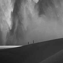 waterfall collage. Collage, Design, Graphic Design, and Traditional illustration project by Juanma Samusenko - 02.11.2016