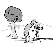 Ilustración web: Aprendiendo fotografía Ein Projekt aus dem Bereich Grafikdesign und Traditionelle Illustration von Erlantz Aristegi - 11.02.2013