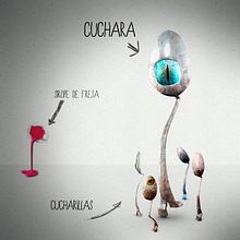 Cucharillas. Un proyecto de 3D e Ilustración tradicional de David Luengo Torrejón - 12.02.2016