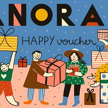 ANORAK Happy Voucher. Un progetto di Illustrazione tradizionale di Inma Lorente - 14.02.2016