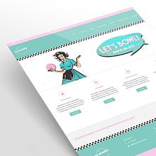 Bowling La Ermita - Web. Web Design projeto de Miguel Ángel Rodríguez - 13.09.2015