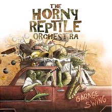 The Horny Reptile Orchestra. Product Design, and Traditional illustration project by Alberto Costa Gómez - 02.14.2016