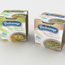 Delisoup: Branding y Packaging. 3D, Br, ing e Identidade, Design de produtos, Design gráfico, e Packaging projeto de Gabriel Delfino - 31.07.2009