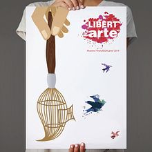 LIBERTARTE. Design, and Traditional illustration project by Pecreativa - 02.15.2014