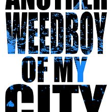 Logo #5 : Another Weedboy Of My City. Un proyecto de Caligrafía, Diseño, Diseño de vestuario e Ilustración tradicional de Benjaweed Tapia - 15.02.2016