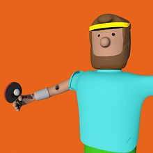 Mi Proyecto del curso: Diseño de personajes en Cinema 4D: del boceto a la impresión 3D. 3D, and Character Design project by ibaezbido - 03.19.2016