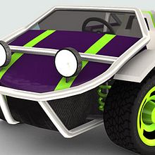 Arene Torino. Wincars Racer car. 3D, Animation, Film, Video, and TV project by Ruben Gonzalez Torralbo - 02.16.2016