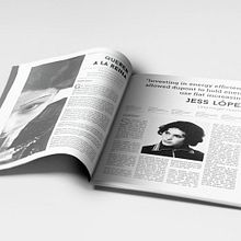 Magazine Vintage BN. Graphic Design project by denis nadal - 04.16.2015