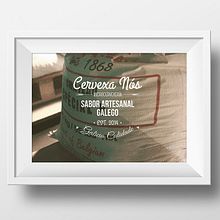 Cervexa Artesanal Nós. Un proyecto de Br, ing e Identidad, Dirección de arte y Packaging de Carlos Garrido Velasco - 16.02.2016