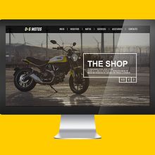 D&S Motos. Un proyecto de Br, ing e Identidad, Dirección de arte y Diseño Web de Carlos Garrido Velasco - 16.02.2016
