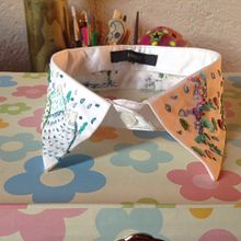 Mi Proyecto del curso: cuello con paisaje lluvioso-nevado-soleado!!!. Arts, and Crafts project by Metztli Rangel - 06.11.2016