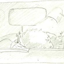 bocetos "una noche...". Comic project by Joxemi Hallika - 02.17.2016