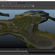 Can padró - Circuito para Juegos Sim. Een project van 3D van David Artola Soriano - 17.01.2016