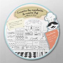 Menú Ginos restaurante. Un proyecto de Dirección de arte, Cop, writing e Ilustración tradicional de Natalia Arias - 17.02.2016