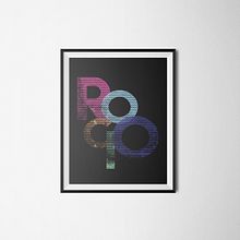 ROCIO - afiche personal. Un progetto di Graphic design di Ropi Mattos - 18.02.2016