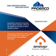 Aviso de revista cliente Proemco. Een project van  Branding en identiteit van Beatriz Elena Alvarez Diaz - 20.02.2016