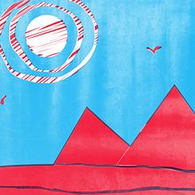 Sol en Egipto. Graphic Design, and Traditional illustration project by Gonzalo Lusi Palombarini - 02.20.2016