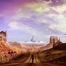 Matte Painting: Highway to Hell.. Un progetto di 3D, Collage, Direzione artistica, Design, Graphic design, Fotografia e Paesaggismo di David Sanz Soblechero - 21.02.2016