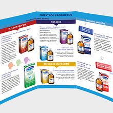 Creación de folleto para medicamento. Graphic Design project by Laura Magaña - 02.21.2016
