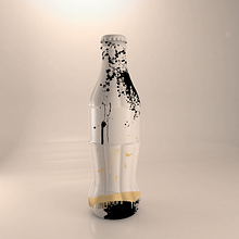 cinema 4D_ Coca-Cola botle. Projekt z dziedziny 3D i Projektowanie graficzne użytkownika Oihana Barbero Moral - 22.02.2016