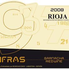 Etiquetas vino Bodegas Exeo, Rioja. Un proyecto de Diseño gráfico de Elena Ojeda Esteve - 08.03.2010