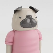 Mi Proyecto del curso: Diseño de personajes en Cinema 4D: del boceto a la impresión 3D. 3D, and Traditional illustration project by Fernando Morate Sanz - 02.22.2016