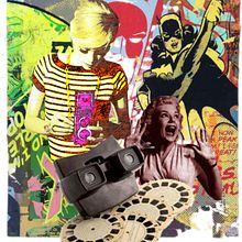 Proyecto en colaboración con Los Dias Contados (collage colectivo) 23/02/2016. Un proyecto de Collage, Dirección de arte y Diseño de Jen Díez - 22.02.2016