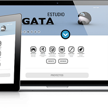 Web Diseño, Gata Estudio . Pengembangan Web, Desain Grafis, Desain Web, Pemasaran, Dan UX / UI proyek oleh Iván Díaz Barriuso - 05.23.2015